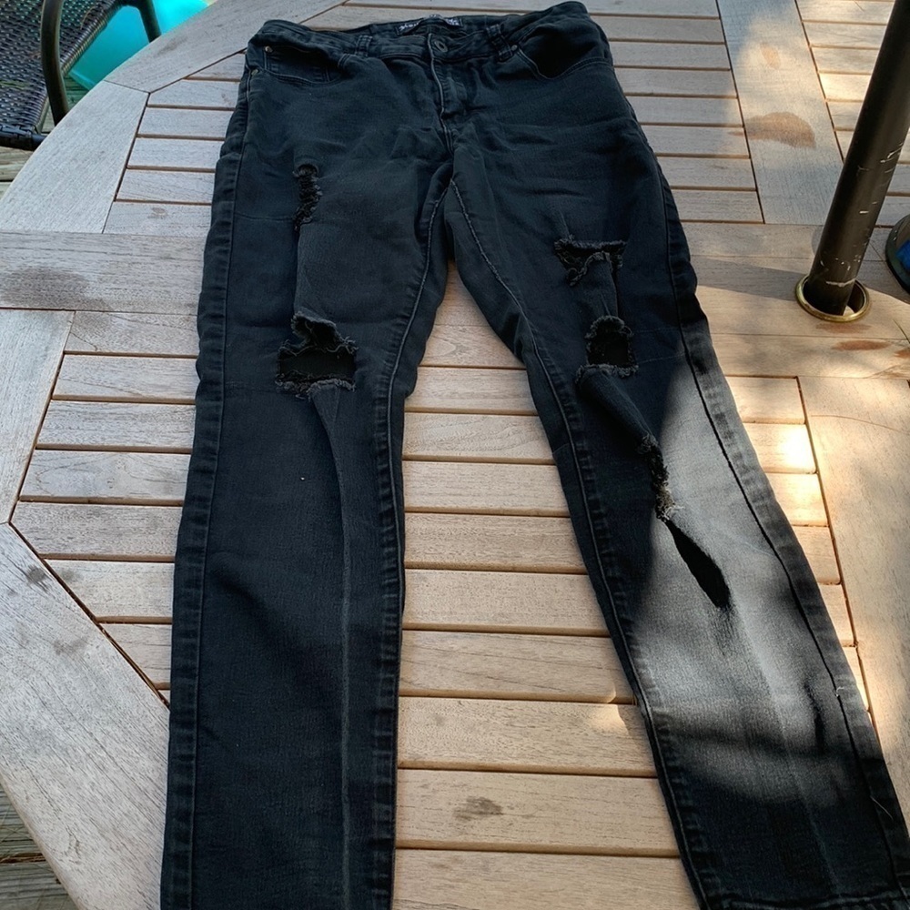 Monkey Ride Black Jeans